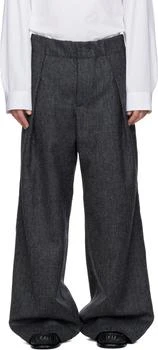 Dries Van Noten | Navy Wool Trousers