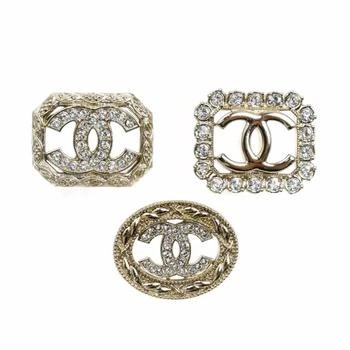 Chanel | Metal Rhinestone Brooch (Pre-Owned)