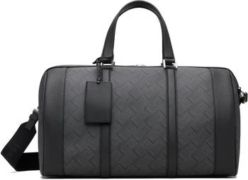 Salvatore Ferragamo | Black & Gray Ferragamo Monogram Duffle Bag