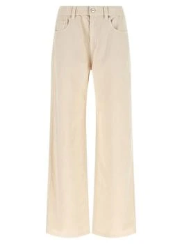 Brunello Cucinelli | Brunello Cucinelli Monili Detailed Wide-Leg Trousers