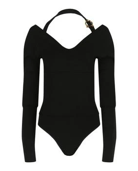 Salvatore Ferragamo | V-Neck Long Sleeve Bodysuit