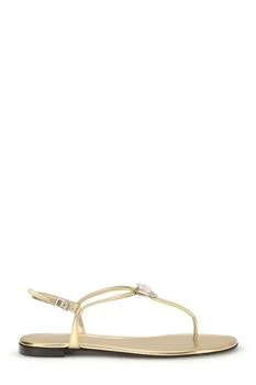 Giuseppe Zanotti | Giuseppe Zanotti Embellished Strap Flat Sandals