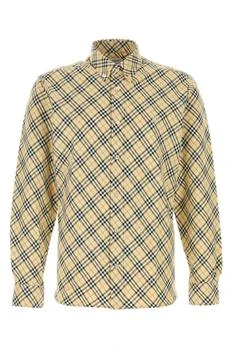 Burberry | Burberry Logo Embroidered Checked Shirt
