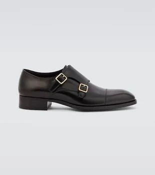 Tom Ford | Elkan leather monk strap shoes