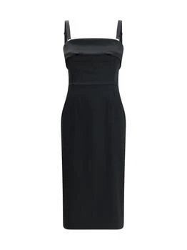 Dolce & Gabbana | Dolce & Gabbana Satin Midi Slip Dress