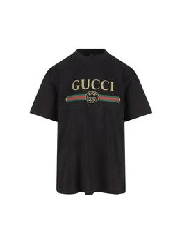 Gucci | Gucci Logo Printed Jersey T-Shirt