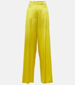 Max Mara | Elegante Fiesta silk wide-leg pants