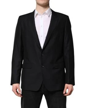 Dolce & Gabbana | blue MARTINI Wool Blazer Coat Men's Jacket