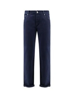 Brunello Cucinelli | Brunello Cucinelli Logo Patch Slim-Fit Jeans