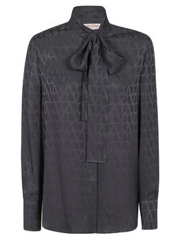 Valentino | Valentino Toile Iconographe Jacquard Long-Sleeved Blouse