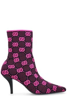 Gucci | Gucci GG Knit Ankle Boots