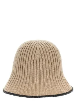 Brunello Cucinelli | Brunello Cucinelli Ribbed Knit Bucket Hat