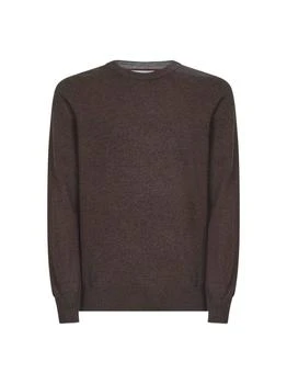 Brunello Cucinelli | Brunello Cucinelli Long Sleeved Ribbed Hem Sweater