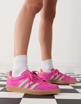 adidas Originals Gazelle indoor shoes in semi lucid fuchsia