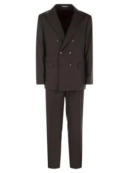 Brunello Cucinelli | Brunello Cucinelli Double-Breasted Tailored Suit