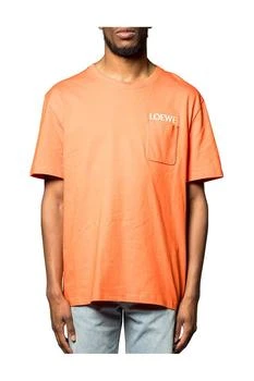 Loewe | Loewe Logo Embroidered Crewneck T-Shirt
