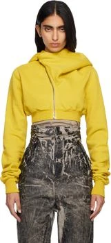 Rick Owens | Yellow Concordians Micro Mountain Hoodie