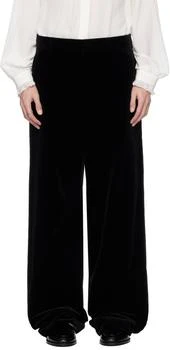 Valentino | Black Velvet Trousers