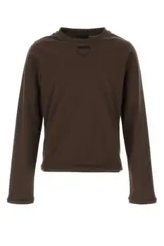 Prada | Prada Triangle-Patch Long-Sleeved T-Shirt