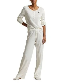 Ralph Lauren Polo Ralph Lauren - Polo Pointelle Henley Pajamas