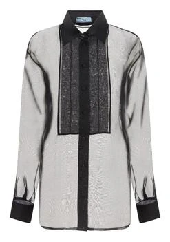 Prada | Prada Sheer Long Sleeved Shirt
