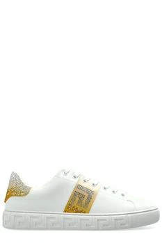 Versace | Versace Greca-Embellished Lace-Up Sneakers