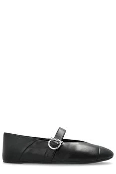 Salvatore Ferragamo | Ferragamo Gancini Almond-Toe Ballet Flats