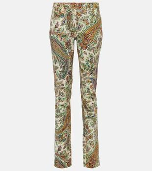 ETRO | Paisley mid-rise slim jeans