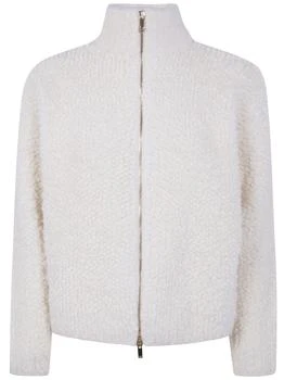 Max Mara | Max Mara Studio Oggetti Zip-Up Cardigan