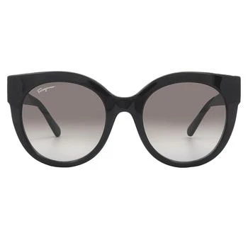 Salvatore Ferragamo Salvatore Ferragamo Grey Cat Eye Ladies Sunglasses SF1031S 001 53
