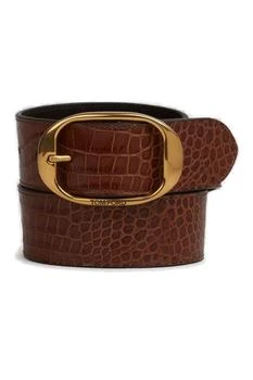 Tom Ford | Tom Ford Printed Embossed Oval Buckled Belt