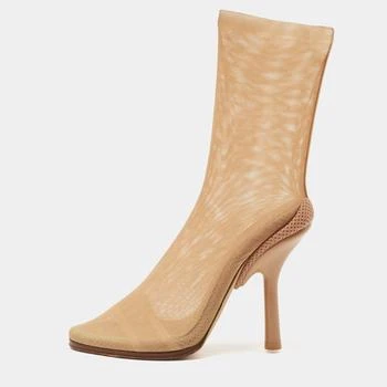 Burberry | Burberry Size 38 Beige Lace Ankle Length Boots