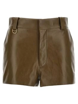 Chloé | Chloé Leather Bermuda Shorts