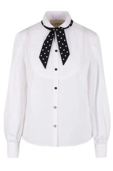 Valentino | Valentino Plusdepois-Tie Button-Up Top