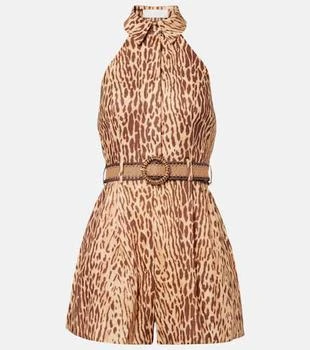 Zimmermann | Printed linen jumpsuit