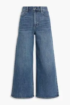Rag & Bone Serena cropped high-rise wide leg jeans