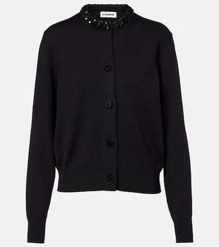 Jil Sander | Sequined virgin wool cardigan