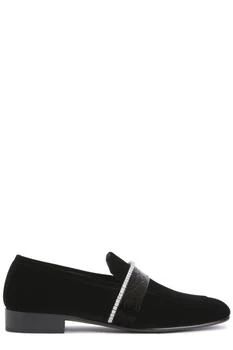 Giuseppe Zanotti | Giuseppe Zanotti Arnaud Rhinestone Trim Loafers