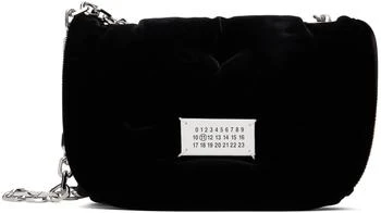 MAISON MARGIELA | Black Glam Slam Flap Small Bag