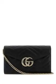 Gucci | Gucci Logo Plaque Quilted Clutch Bag