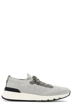Brunello Cucinelli | Brunello Cucinelli Knitted Lace-Up Sneakers