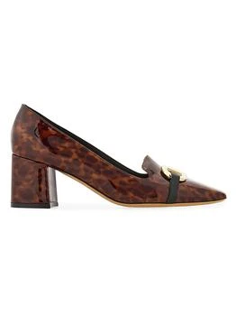 Salvatore Ferragamo | Mirelle 60MM Gancini-Accented Patent Leather Pumps