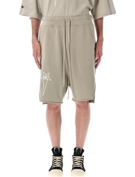 Rick Owens | Rick Owens X Champion Logo Embroidered Shorts