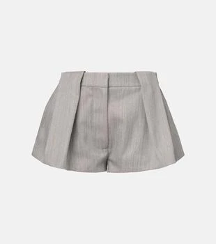 Stella McCartney | High-rise wool-blend shorts