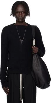 Rick Owens | Black Concordians Headon Pull Sweater
