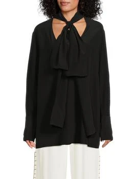 Givenchy | Silk Lavallière Blouse