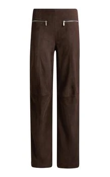 ETRO | Etro Suede Wide-Leg Pants - Moda Operandi