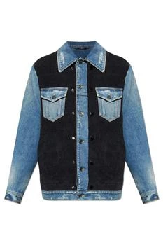 Dolce & Gabbana | Dolce & Gabbana Corduroy Inserts Denim Jacket