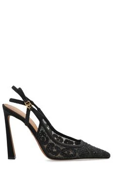 Dolce & Gabbana | Dolce & Gabbana Lace Detailed Slingback Pumps