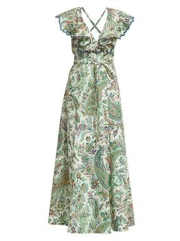 ETRO | Summer Solstice Cotton Paisley Maxi Dress